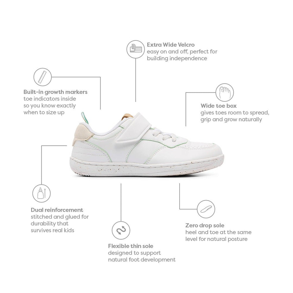Rafferty’s Barefoot 1 Sneaker – Glacier White - Rafferty's Shoes