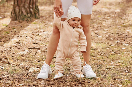 Baby wearing shoes