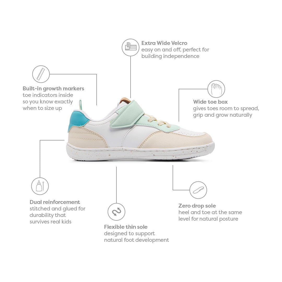 Rafferty's Barefoot 1 Sneaker - Ocean Blue - Rafferty's Shoes