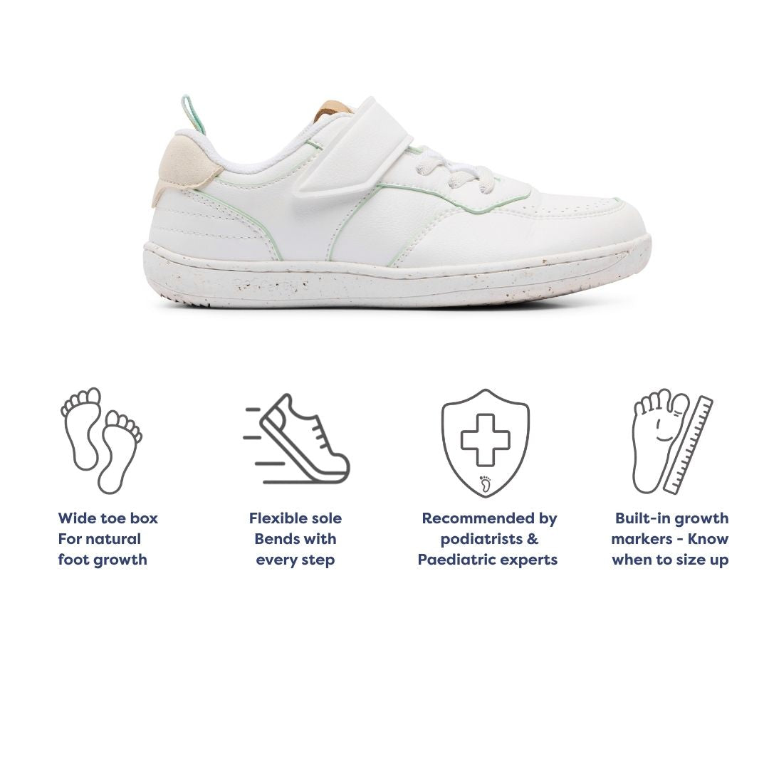 Rafferty’s Barefoot Sneaker - Glacier White