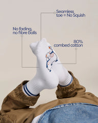 Seamless Toe Socks Kids - Soft Breathable Kids Socks

